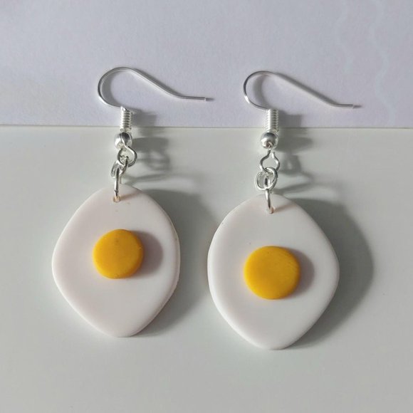 Jewelry - Egg Polymer Clay Earrings
